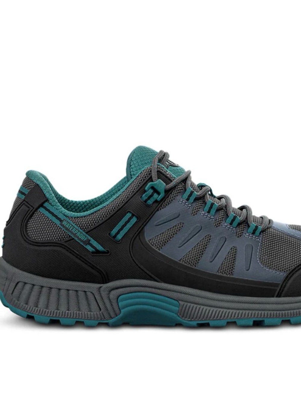 Alma waterproof Women's Athletic Trail Shoe - Teal/Gray